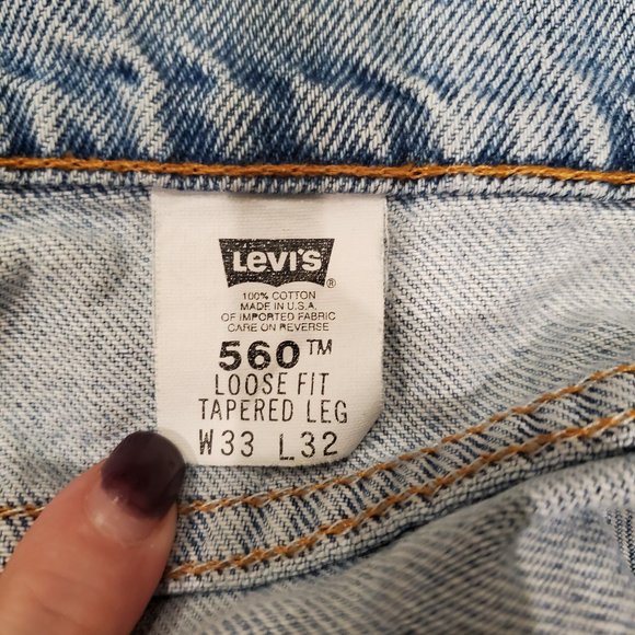 Levi's 560 Orange Tab 33x32 - Picture 2 of 6